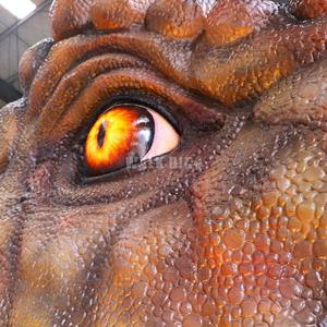 Arte Murale in Metallo 3D Personalizzata con Occhi di Dinosauro per Hotel a Tema, Bar, Centri Commerciali, Aeroporti e Pareti di Asili - Product Image 4