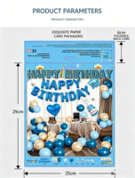 Décorations de fête d'anniversaire - Scènes pour garçons et filles, ballons de fond, accessoires et décorations pour une ambiance de 18 ans