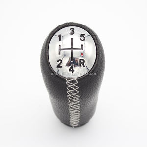 Pomello del cambio MT in pelle a 5 velocità per <span class=keywords><strong>Renault</strong></span> Megane II MK2 scenico 2 <span class=keywords><strong>Clio</strong></span> 3 III MK3 testa del cambio palla nera - Product Image 5