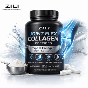 Cápsulas de Colágeno Tipo II para el Soporte de las Articulaciones con MSM y Glucosamina, Sabor Orgánico Personalizado, Proveedor OEM/ODM - Product Image 1