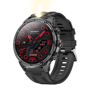 นาฬิกาอัจฉริยะสำหรับกีฬากลางแจ้ง <span class=keywords><strong>V99</strong></span> หน้าจอ 1.85 นิ้ว แบตเตอรี่ 710 มิลลิแอมป์ ตรวจสอบสุขภาพ รองรับการโทรผ่านบลูทูธ สำหรับผู้ชาย พร้อมไฟฉาย - Product Image 3