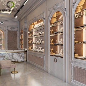 ตู้โชว์เครื่องประดับผนังกระจกตู้โชว์เครื่องประดับที่ไม่เหมือนใครดีไซน์ที่กำหนดเองขายดีผู้ผลิตตู้โชว์เครื่องประดับ - Product Image 3