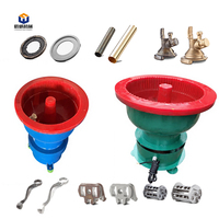 Petite Polisseuse Vibrante 50L 100L pour Pièces Métalliques, Tambour Rotatif Vibrant pour Polissage du Laiton, Machine à Débavurer et Polir