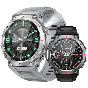 สมาร์ทวอทช์ KT85 หน้าจอ Amoled กันน้ำ 5ATM แบตเตอรี่ 525mAh ตรวจ<span class=keywords><strong>วัด</strong></span>สุขภาพ ติดตามการออกกำลังกาย พร้อมไฟฉาย - Product Image 1