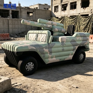 Modèle Réplique Tout-Terrain Gonflable Robuste REMEYA avec Imitation de Signature Radar et Sac de Transport pour un Déploiement Rapide sur le Terrain - Product Image 1