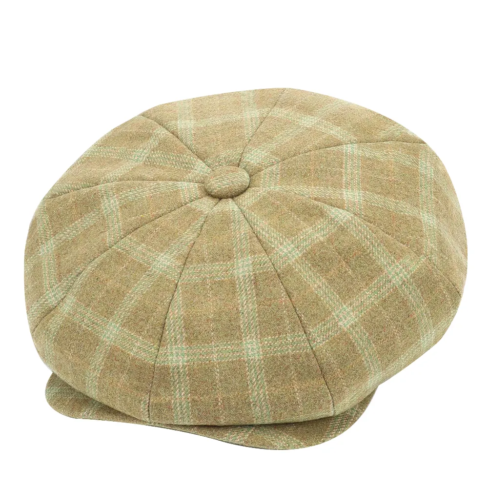 8 piezas Ivy Hats Caps Buena mano de obra Gorra plana de alta calidad Gorras Newsboy para hombres