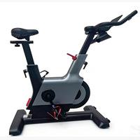 Vélo de spinning vertical en aluminium pour la maison, charge maximale 150 kg, avec suivi de distance, temps, vitesse et calories