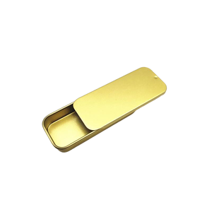 Toothpick glasses cloth slide small tin box music equipment accessories packaging box push pull small iron box spot
