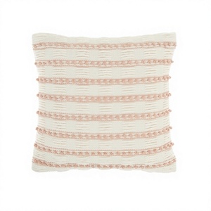 ITHL Decorative Bohemian Wool Cushion <b>Cover</b> Handwoven Indoor-Outdoor Geometric Throw Pillow Multi-Design Indoor-Outdoor Woven - Product Image 1