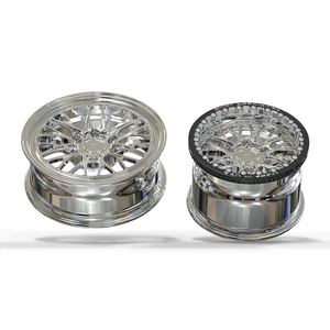 Cerchi Forgiati Beadlock da 15, 17, <span class=keywords><strong>18</strong></span> Pollici 6x139.7 6x5.5 a 6 Fori con Design a Maglie Lucidate per Camion da Drag Silverado e Sierra - Product Image 2