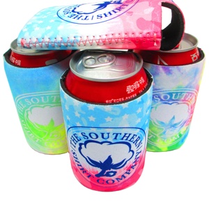 RYO Promotionnel – Glacière pliable isotherme en néoprène de 12 oz, couleur unie, imperméable, pour canettes, impression par sublimation - Product Image 1