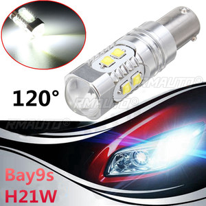 1 ชิ้น Bay9s ไฟเลี้ยวหลอดไฟ H21W 64136 พลังงานสูง 50W LED โปรเจคเตอร์สีขาวหลอดไฟตัดหมอกรถ - Product Image 1