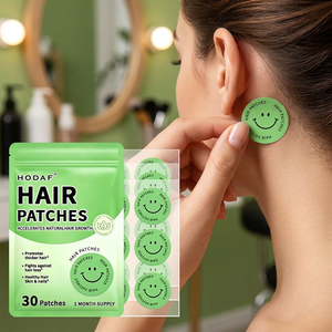 Parches para el Crecimiento del Cabello Sin Pastillas, Tecnología Transdérmica para un Cabello Más Grueso, Adhesivos de Uso Diario, Paquete a Granel - Product Image 1