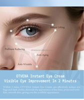 Crème pour les yeux à base de plantes OTVENA, élimine les poches sous les yeux, adieu les gonflements, réduit les cernes, réduit les ridules, anti-âge