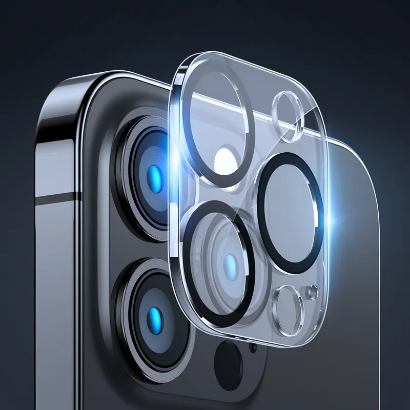 Joyroom mới đến máy ảnh ống kính tempered glass bảo vệ màn hình cho iPhone 14 15 cộng với Pro Max