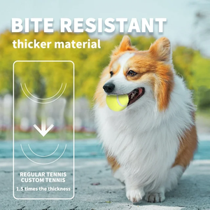 All For Paws, juguete personalizado para perros, Mini pelota de tenis para perros, lanzador automático de pelotas, pelotas de repuesto para perros, <span class=keywords><strong>mascotas</strong></span>, lanzamiento de masticación - Product Image 3