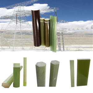 Индивидуальный диаметр 24 мм высокопрочный Стекловолоконный изолированный твердый стержень для применения высокого напряжения - Product Image 4