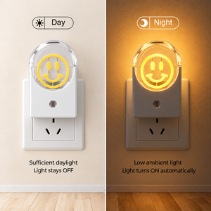 Veilleuse LED à brancher directement, capteur de lumière, blanc chaud, pour chambre, couloir, décoration intérieure - Product Image 3