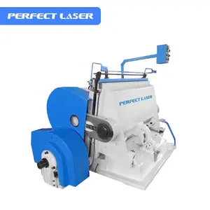 Perfect Laser-Small Paper Leather Box Creasing Making Flat Die Laser Cutting Rolling Car Punching Machine For Packing Industry