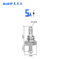 Diodes de redressement (version goujon) Diode à goujon ZP5A ZP10A1600V Diode rotative inversée boulonnée pour générateur ZP20A
