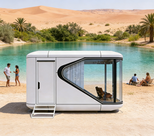 Casa Prefabricada de Lujo, Portátil y Resistente, con Diseño Impermeable, a Precio Competitivo, para Desarrollo Inmobiliario en Resorts Globales - Product Image 2