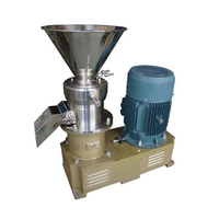 Steenmaler-gebaseerde tahinmachine |   SS304 20-80 Mesh Verstelbare Motor Aangedreven Organische Colloïdale Noten Sojabonen Maïs Fruit Tarwe