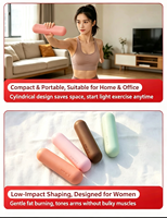 Haltères en silicone YYJS, mini barres de fitness antidérapantes et résistantes à la saleté, poids pour les mains pour l'entraînement à domicile, le Pilates et le renforcement des bras