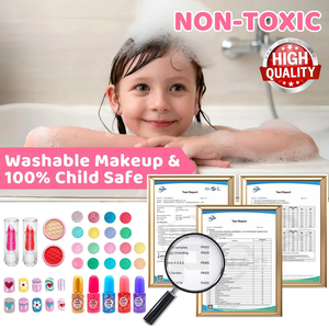 Trousse de Maquillage Jouet pour Filles, Valise de Maquillage Jouet, Jeu d'Imitation, Cadeaux pour Filles, Maquillage Réel Lavable Testé pour la Sécurité, Jouets Sac à Main - Product Image 6