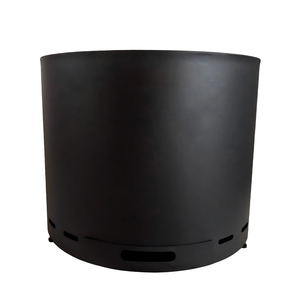 موقد خشب من الفولاذ الأسود بدون دخان من كينجوي بقطر 49 سم وطبقة مزدوجة - Product Image 3