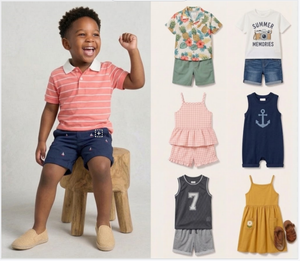 Soft & Breathable Summer Kids' Apparel, Flexible Cross-style Allocation, Random <b>mix</b>,Great for Online Store Restock - Product Image 1