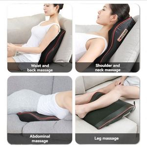 Coussin de massage pour dossier, produit de massage, chaise de bureau électrique, vibration pour la taille et le dos, appareil de massage par vibration - Product Image 3