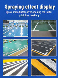 بخاخ طلاء سانفو سريع الجفاف بخطوط زرقاء، طلاء سيارات منعش بدون رائحة، طلاء موحد احترافي للملاعب الرياضية - Product Image 4