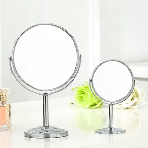 Gmagic specchio in piedi per la rasatura 360 ruotare rotondo specchio ovale all'ingrosso camera da letto specchio da tavolo per il trucco delle donne
