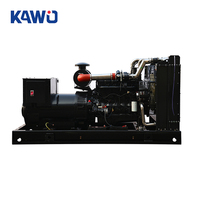 Générateur diesel silencieux à châssis ouvert KAWO avec ATS, démarrage automatique, 480V, alimentation de secours mobile