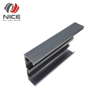 Profilé en aluminium de qualité série 6063, profilé en aluminium décoratif pour meubles, usine de profilés en aluminium