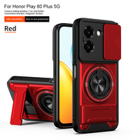 Étui de protection hybride robuste en TPU+PC Lichicase pour Honor Play 90 Plus X7e 600 Smart Dual Bracket Back Cover