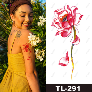 BXTAT TL289 - TL294 Roses Temporary Autoadesivi Del Tatuaggio Per Le Donne - Product Image 1
