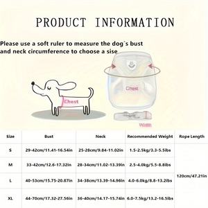 Harnais et <span class=keywords><strong>laisse</strong></span> anti-évasion pour chat, ensemble réfléchissant <span class=keywords><strong>en</strong></span> maille douce, gilet réglable pour chaton, veste de promenade pour petits chiens et chiots - Product Image 2
