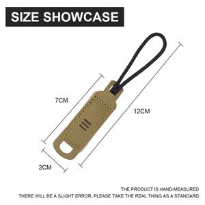 Tiradores de Cremallera Tácticos, Gancho y Bucle, Asa para Mochila, Cordón Molle, Nylon 500D, Corte Láser, Accesorios para Bolsas de Caza - Product Image 2