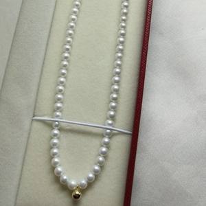 Collar de Perlas de Agua Dulce de 4-5 mm Casi Perfectas, Plata S925, Regalo para Novia Joven - Product Image 3