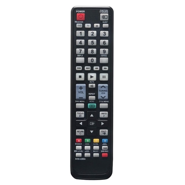 New AH59-02353A Replace Remote Control Work for Samsung DVD Player Home Theater System HT-D450 HT-D450K HT-D453