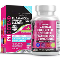 Complément Alimentaire Quotidien Prébiotique et Canneberge pour Femmes, Exportation Transfrontalière, 60 Capsules par Flacon, Vente Directe Usine