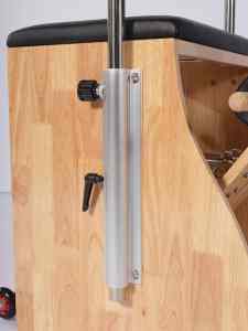 كرسي ووندا خشبي من خشب البلوط مخصص للاستوديوهات التجارية لليوجا والبيلاتس، محمول مع نوابض من الفولاذ المقاوم للصدأ قابل للتعديل لصحة الجسم - Product Image 4