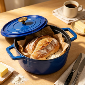Casserole <span class=keywords><strong>en</strong></span> <span class=keywords><strong>fonte</strong></span> émaillée professionnelle avec logo personnalisé, robuste, compatible lave-vaisselle, pour hôtel et restaurant - Product Image 1