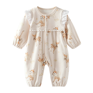 Pijamas de Algodón con Estampado de Animales para Bebés, Diseño Personalizado, Ropa para <span class=keywords><strong>Dormir</strong></span> Cómodamente por la Noche - Product Image 3