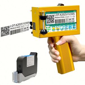 Imprimantes jet d'encre portables à prix abordable pour codes de date, séchage rapide, pièces d'imprimante jet d'encre portables pour bouteilles en plastique - Product Image 1