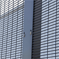 Grille de clôture métallique anti-escalade robuste de qualité supérieure, filet de sécurité haute performance pour la défense du périmètre extérieur des aéroports