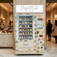 Distributeur automatique de sandwichs JOYVEND 24h/24, distributeur automatique de repas commerciaux pour le petit-déjeuner et le déjeuner, distributeur automatique de restauration rapide personnalisable