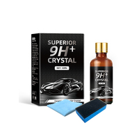 Kit de revêtement en quartz en gros, revêtements céramiques 9H, scellant pour peinture de carrosserie automobile, placage nano-cristallin, composé de polissage automobile liquide