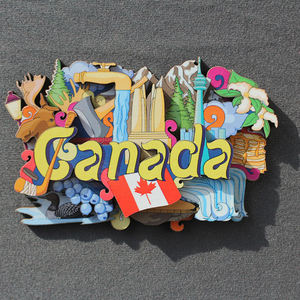 공장 직송 맞춤형 3D 나무 기념품 장식용 냉장고 자석 - Product Image 5